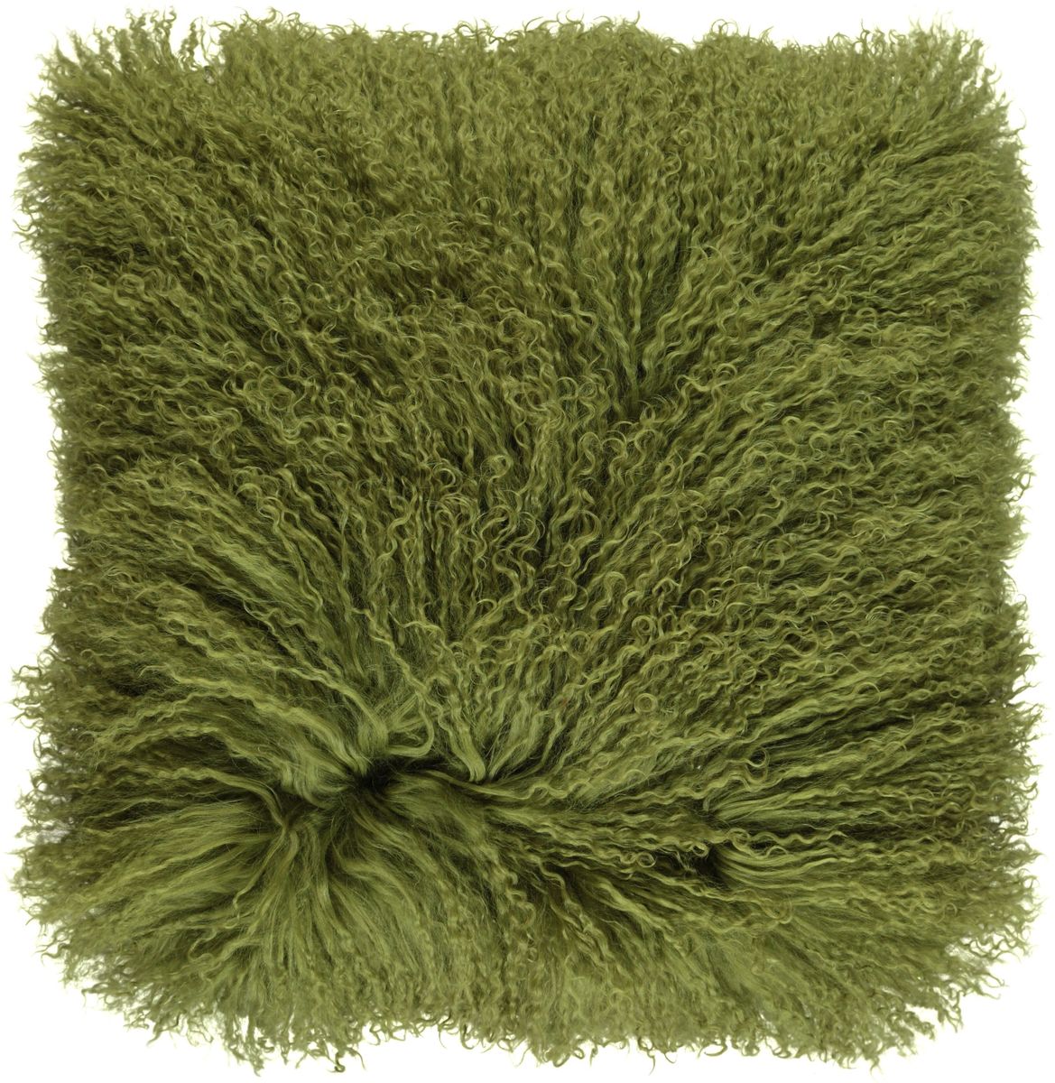 Curly Kussen | 40x40 cm Boomtop Groen