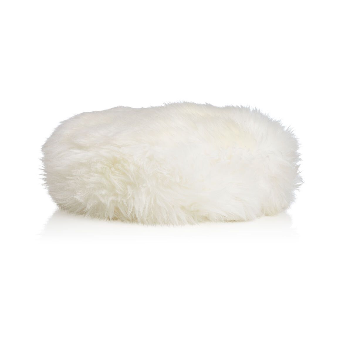 Premium Seat Cover | Long Wool | New Zealand | Ø34cm Ivoor