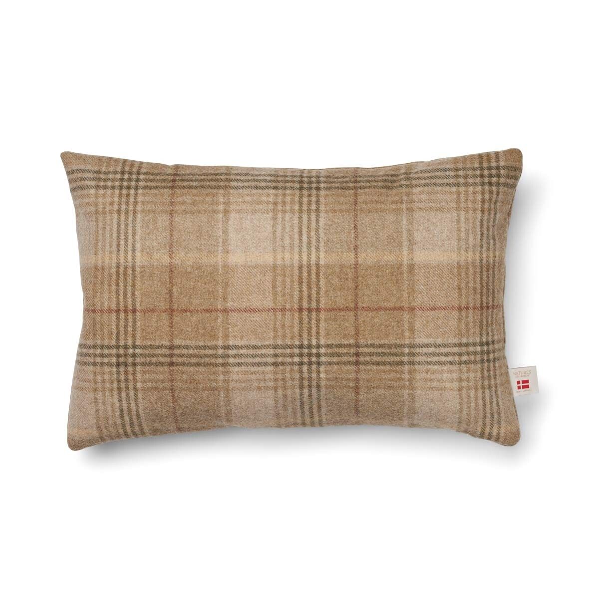 Dubbelzijdig Wollen Kussen | 34x52 cm Sand-Beige