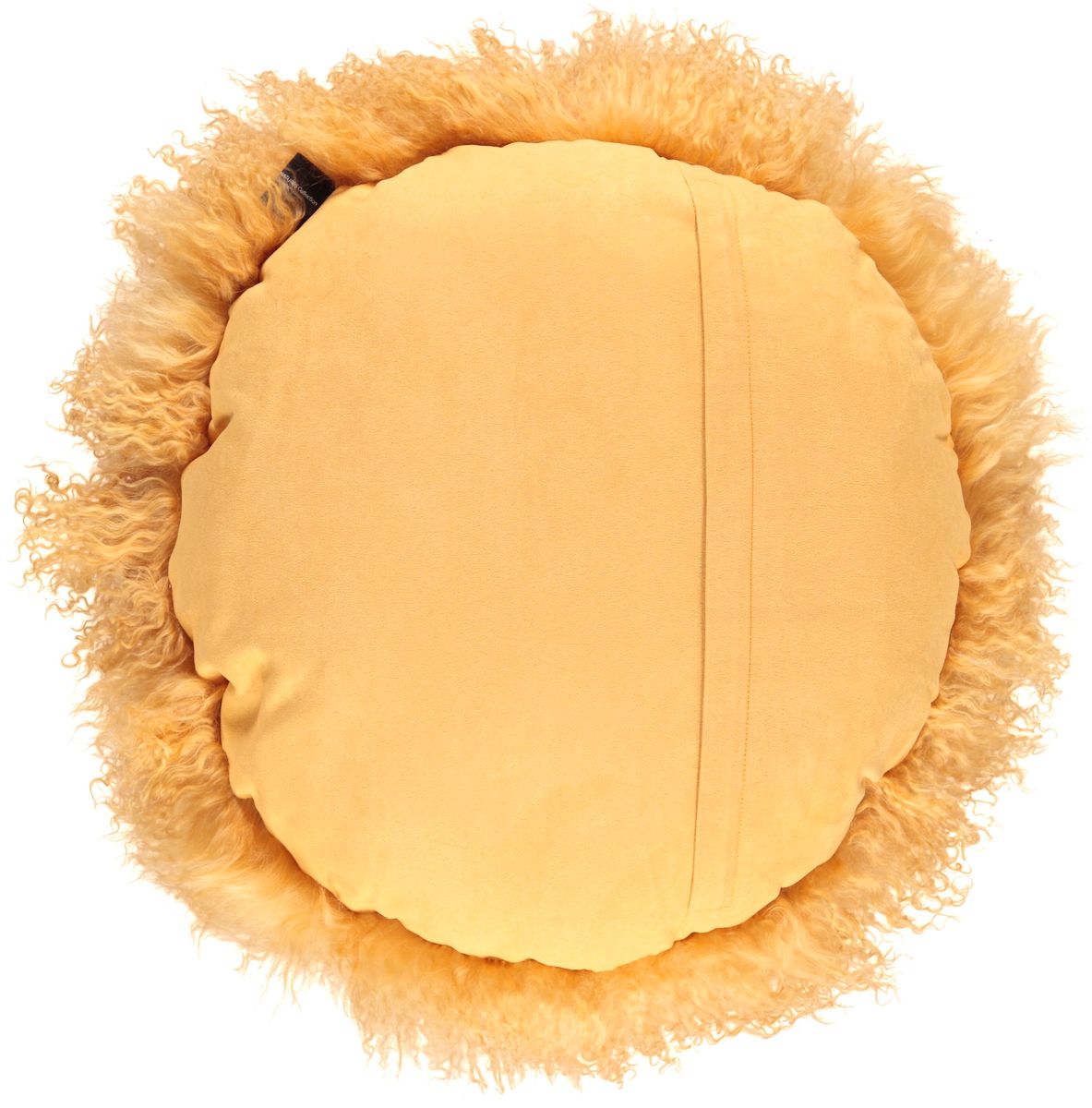 Curly Cake Kussen | Ø45 cm | Ø62 cm | Ø38 cm Keizerlijk Geel