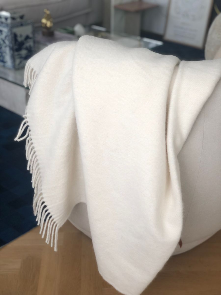 Julia Plaid | Alpaca/lamswol mix 140x240 cm Donkerbruin