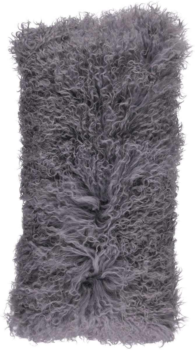 Curly Kussen | 28x56 cm Staal Grijs