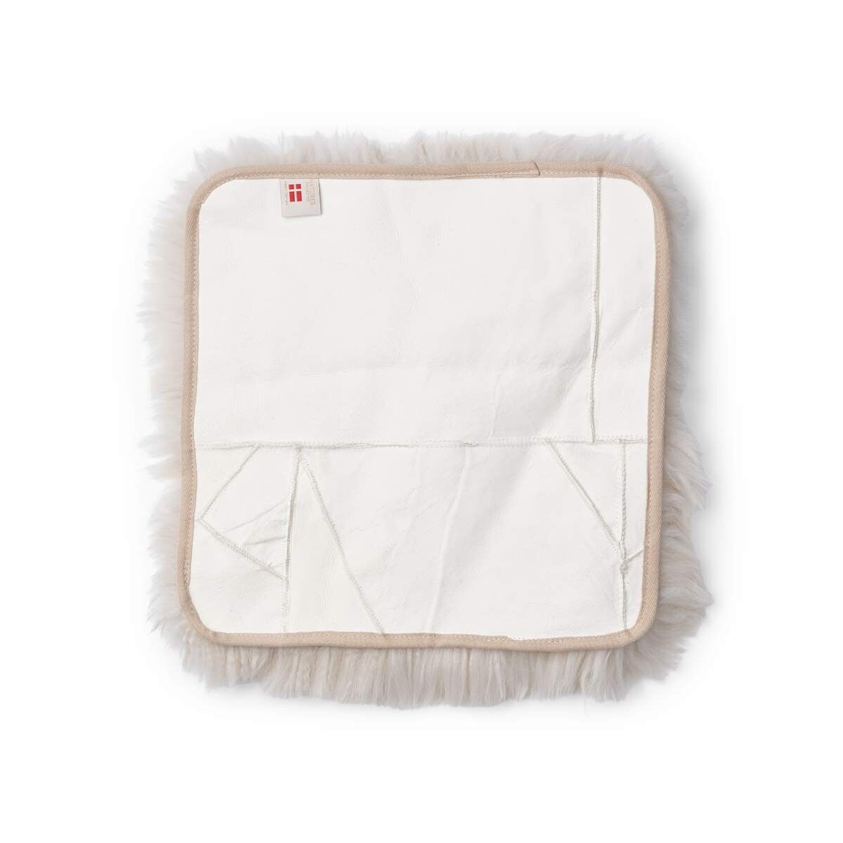 Langharige Schapenvacht Seat Cover Zero Waste Linnen