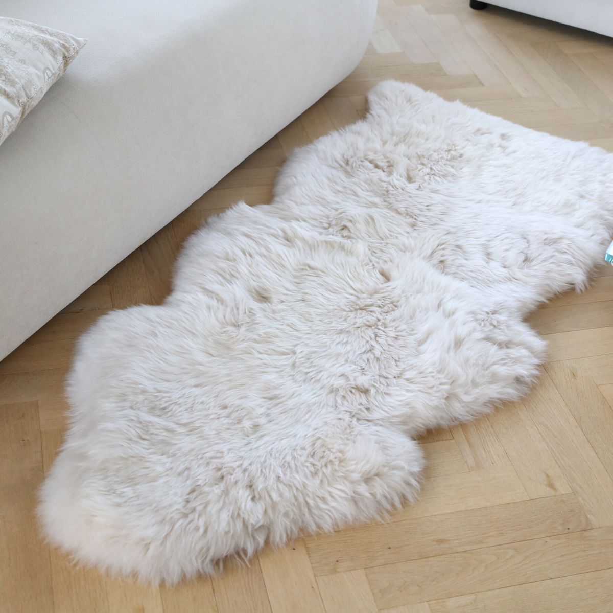 Premium Kwaliteit | Nieuw- Zeelandse schapenvacht | Langharig | 115 x 60 cm Aubergine