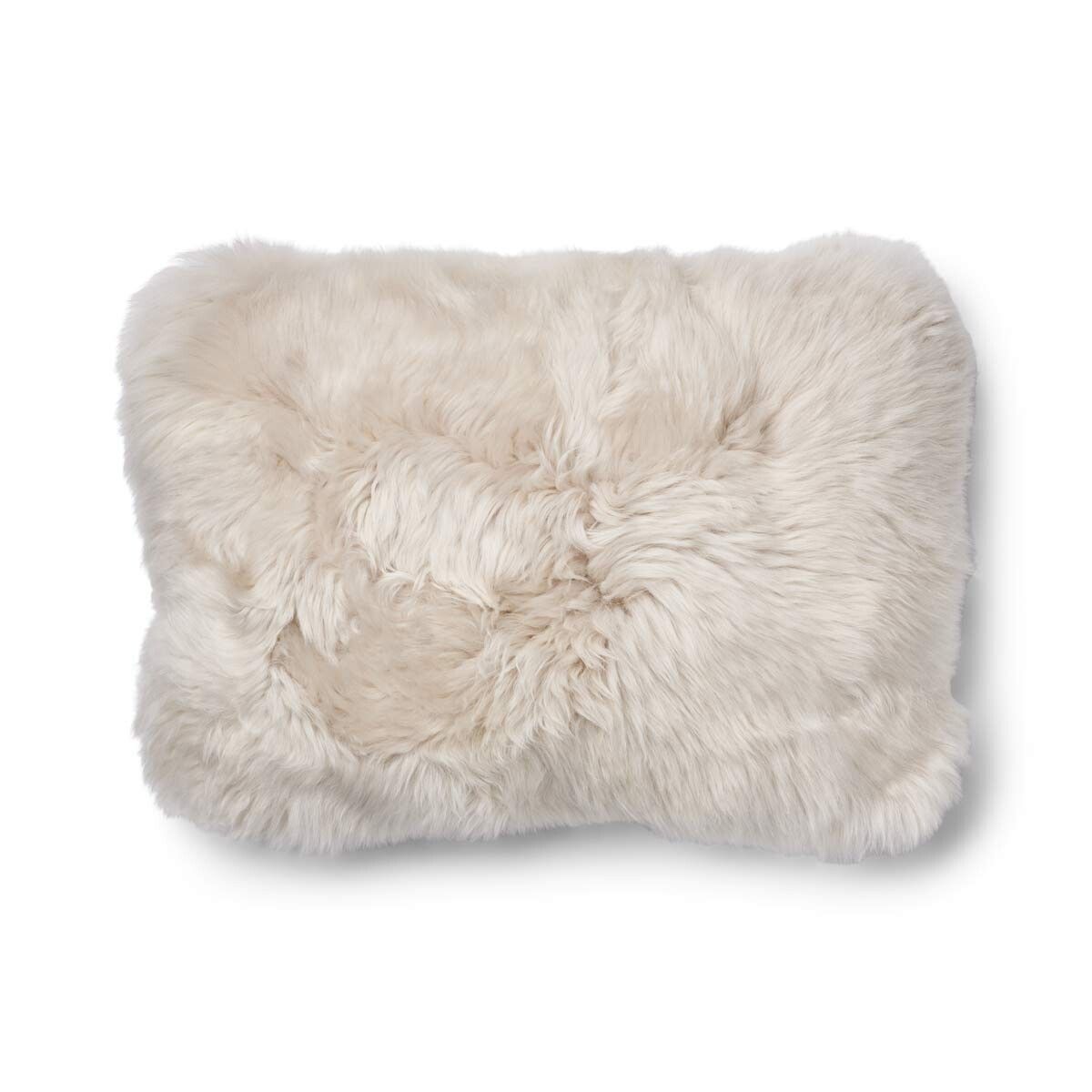 Langharig Schapenvacht Kussen | 52x52 cm | 34x52 cm Beige/Linnen