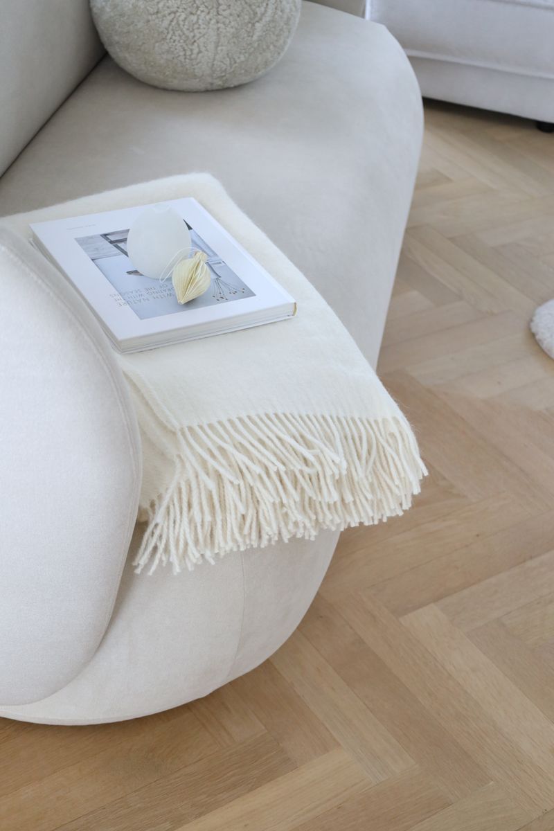 Julia Plaid | Alpaca/lamswol mix 140x240 cm Donkerbruin