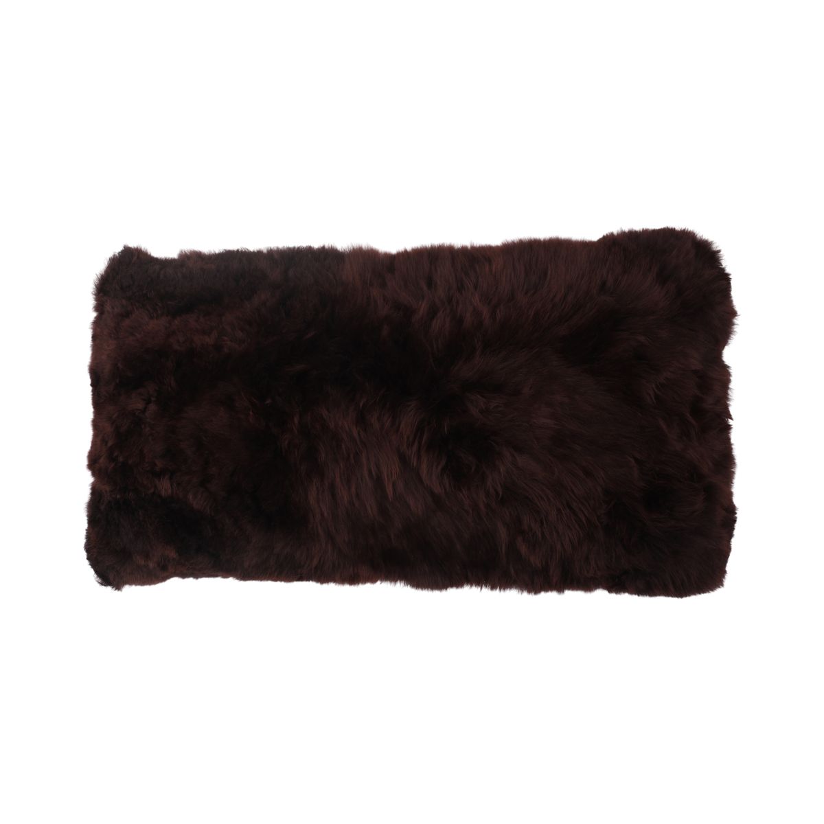 Alpaca Bontkussen | Dubbelzijdig | Kortharig Chocolade