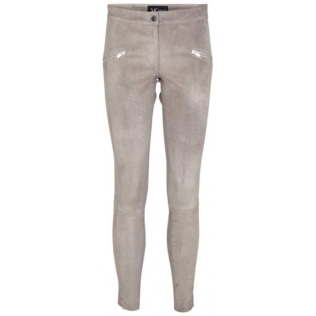 Jasmin Suede Legging Licht Grijs