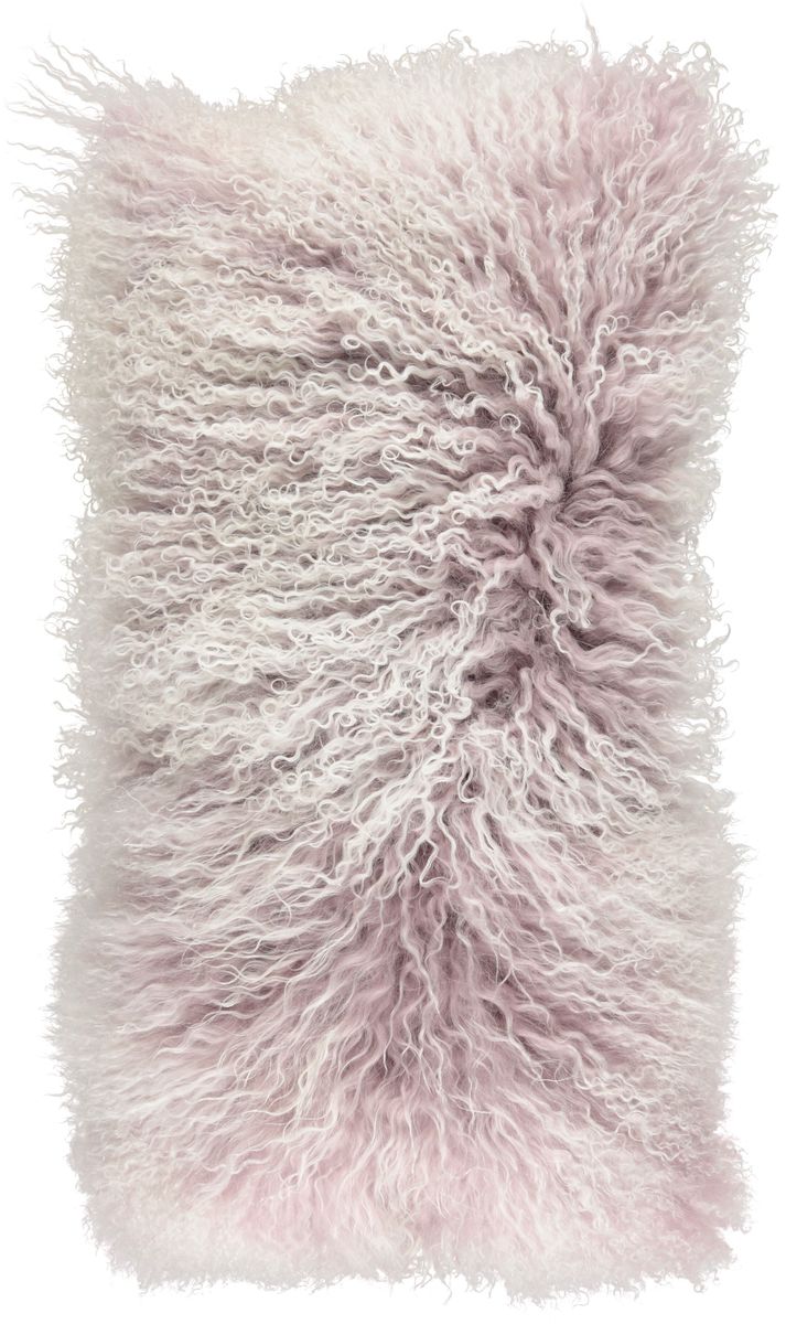 Curly Tibetaanse Schapenvacht Kussen | 28x56 cm