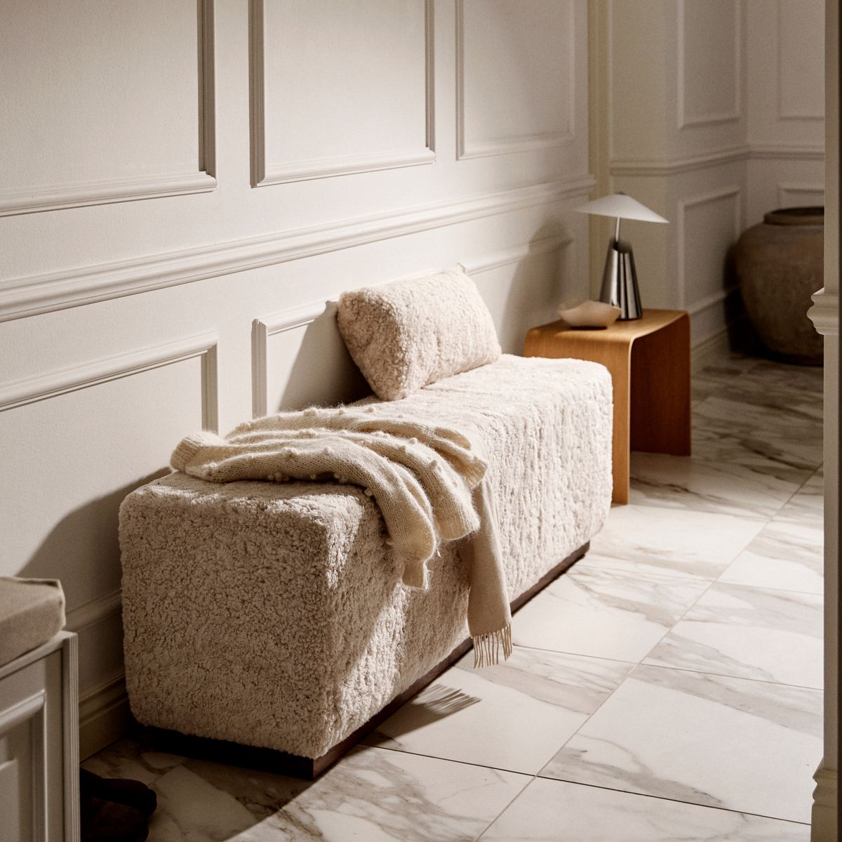 Benjamin Bank Antraciet Grijs