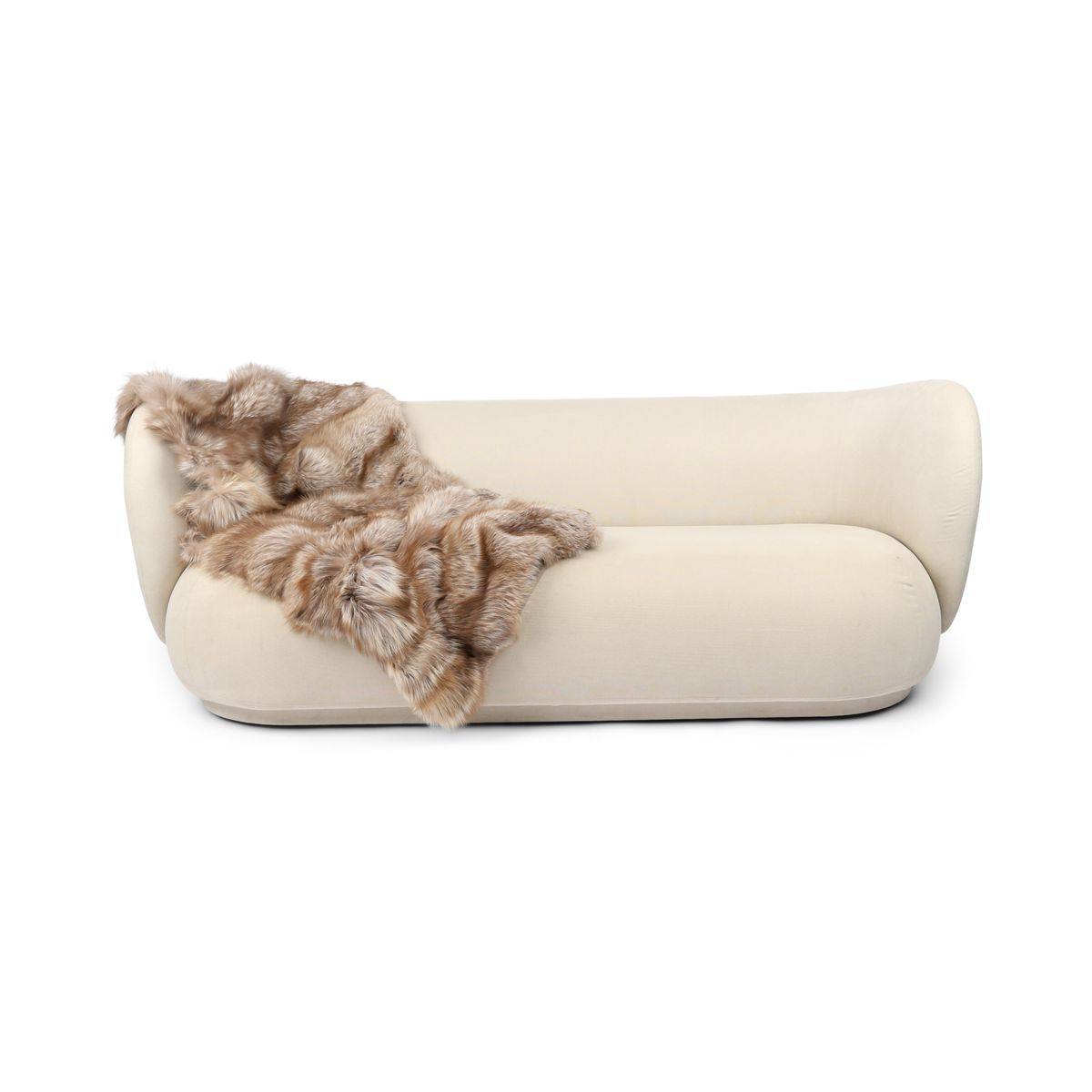 Premium Vos Plaid | Kasjmier Achterkant | Pastel | 160x70 cm