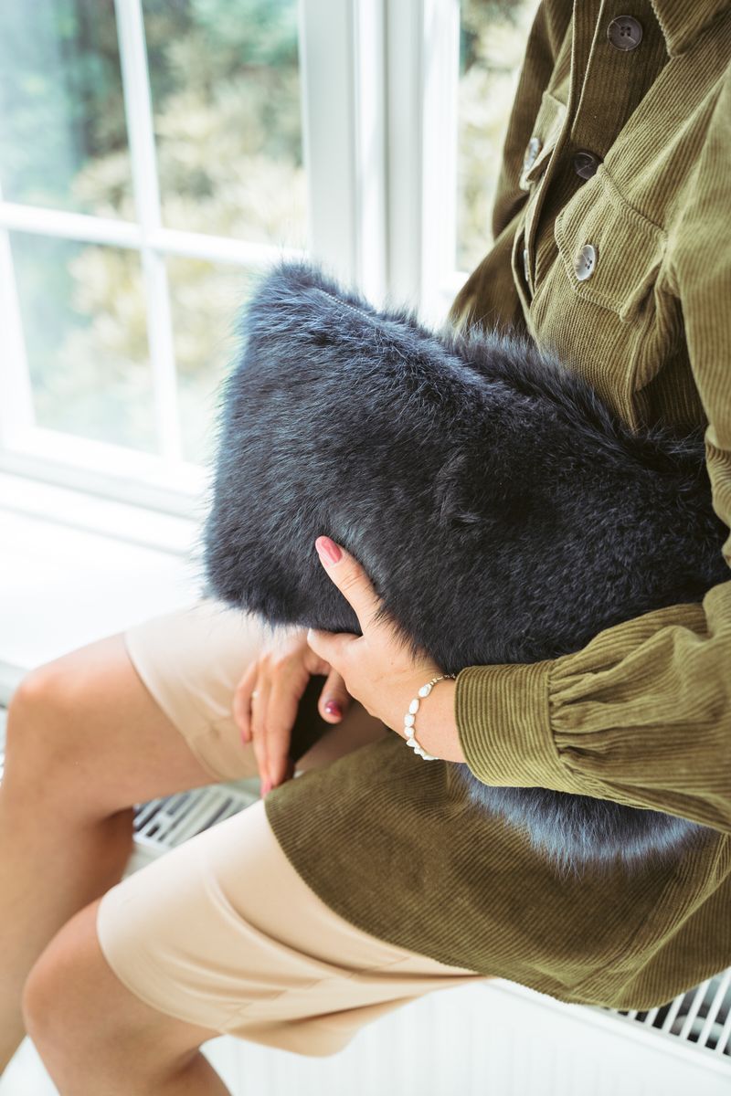 Maxi Elva Clutch Middernacht Blauw