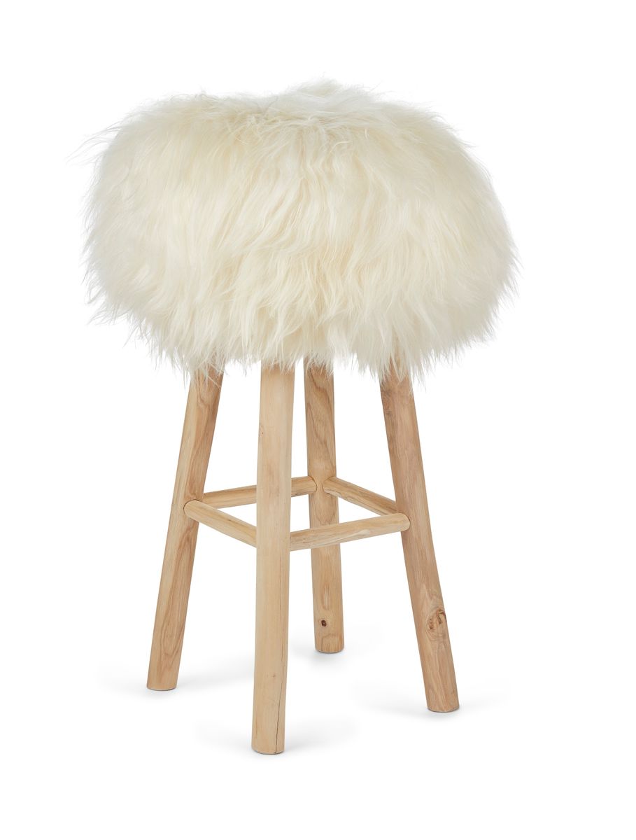 Krukhoes | Langharig | IJslandse Schapenvacht Off White