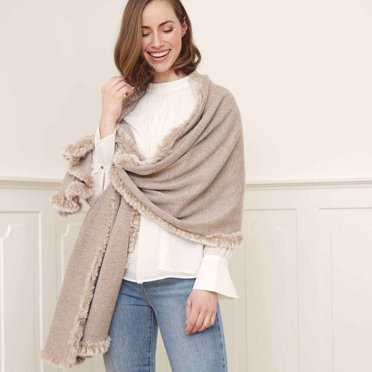 Scarlet Sjaal Zwart/Zwart