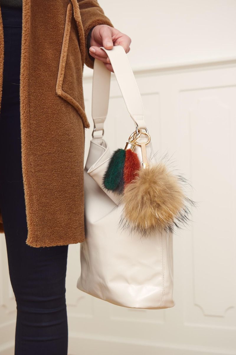 Isabella Twee Sleutelhanger Saffier/paars