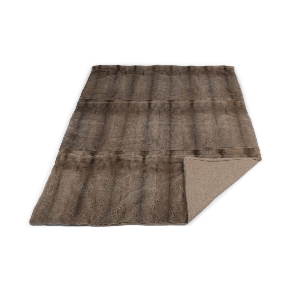 Deense Nerts Plaid | Kasjmier Achterkant | Silver Blue | 180x138 cm