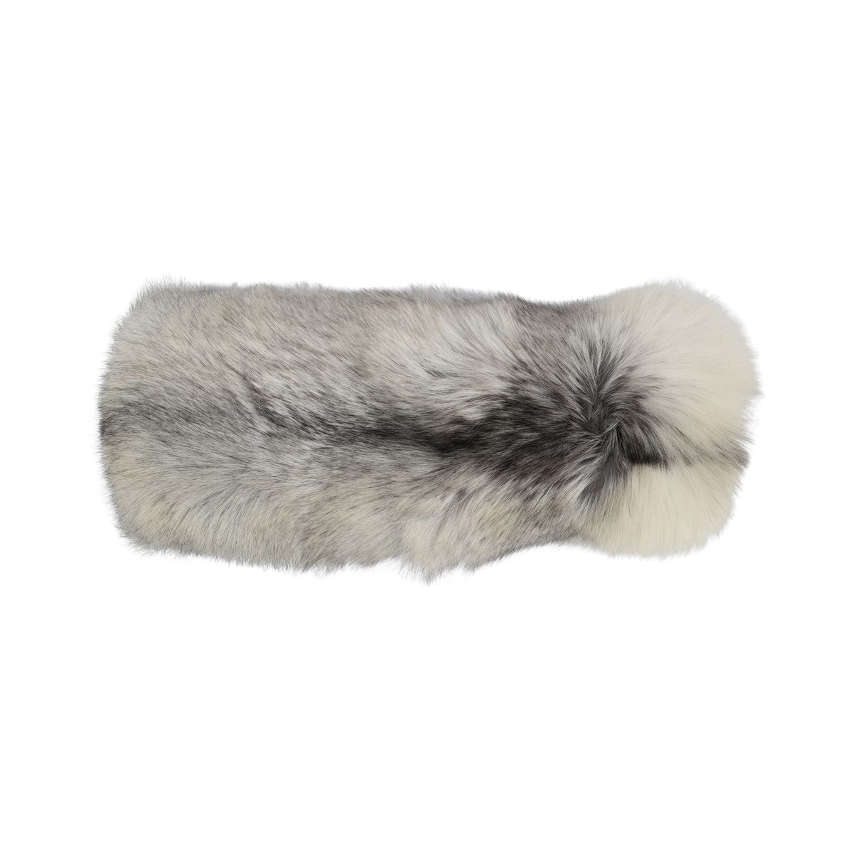 Premium Vos Kussen | Kasjmier achterkant | Noorwegen | Platinum Fox | 30x80 cm