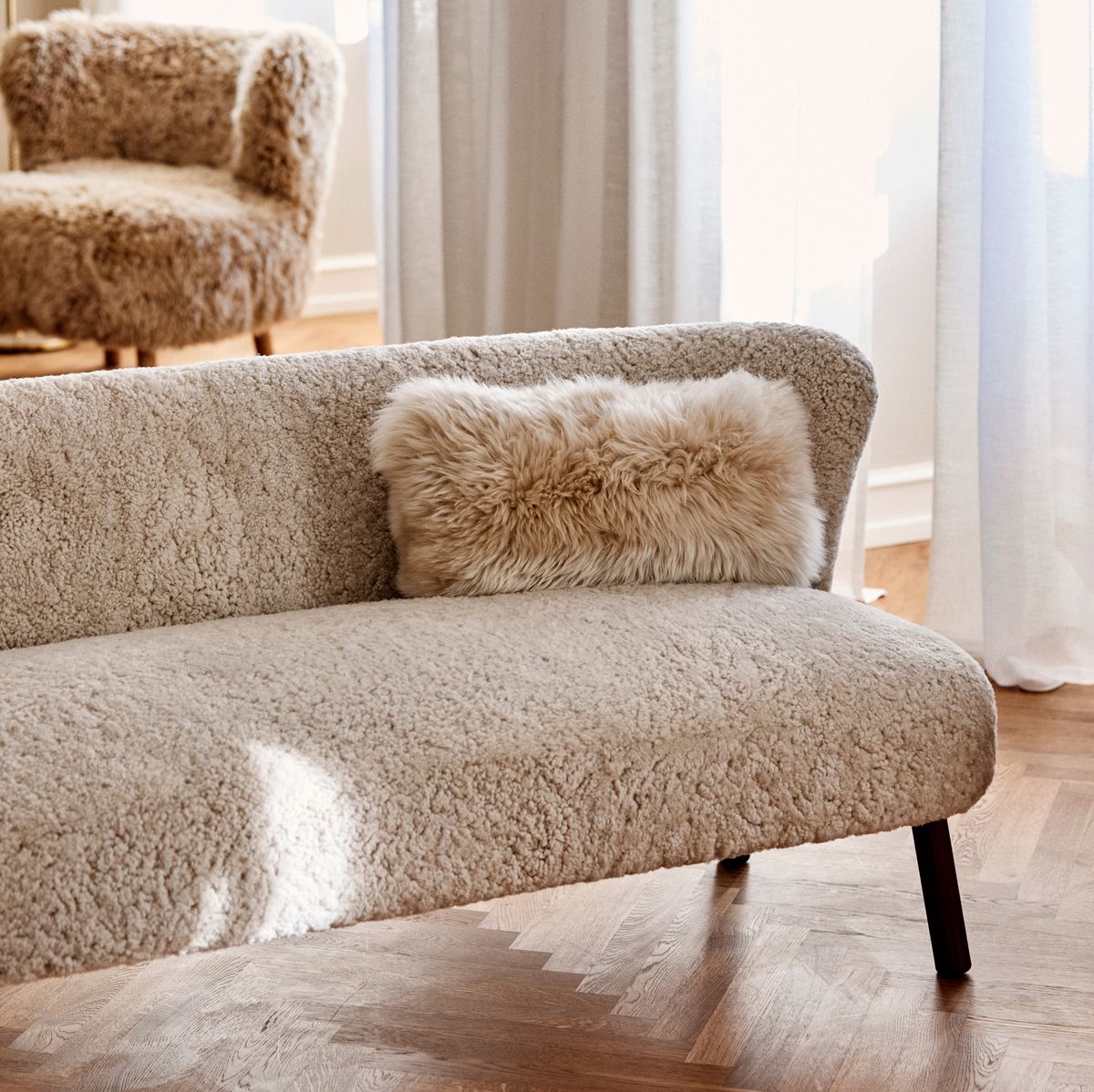 Emanuel Bank 2- zitter Antraciet Grijs