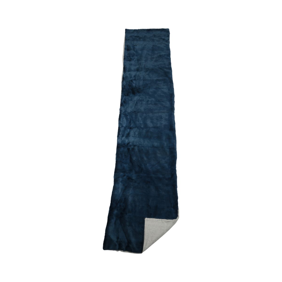 Nerts Plaid | Kasjmier Achterkant | Blauw | 70x330 cm