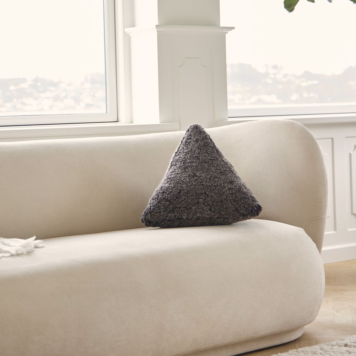 Hematiet Kussen Antraciet Grijs