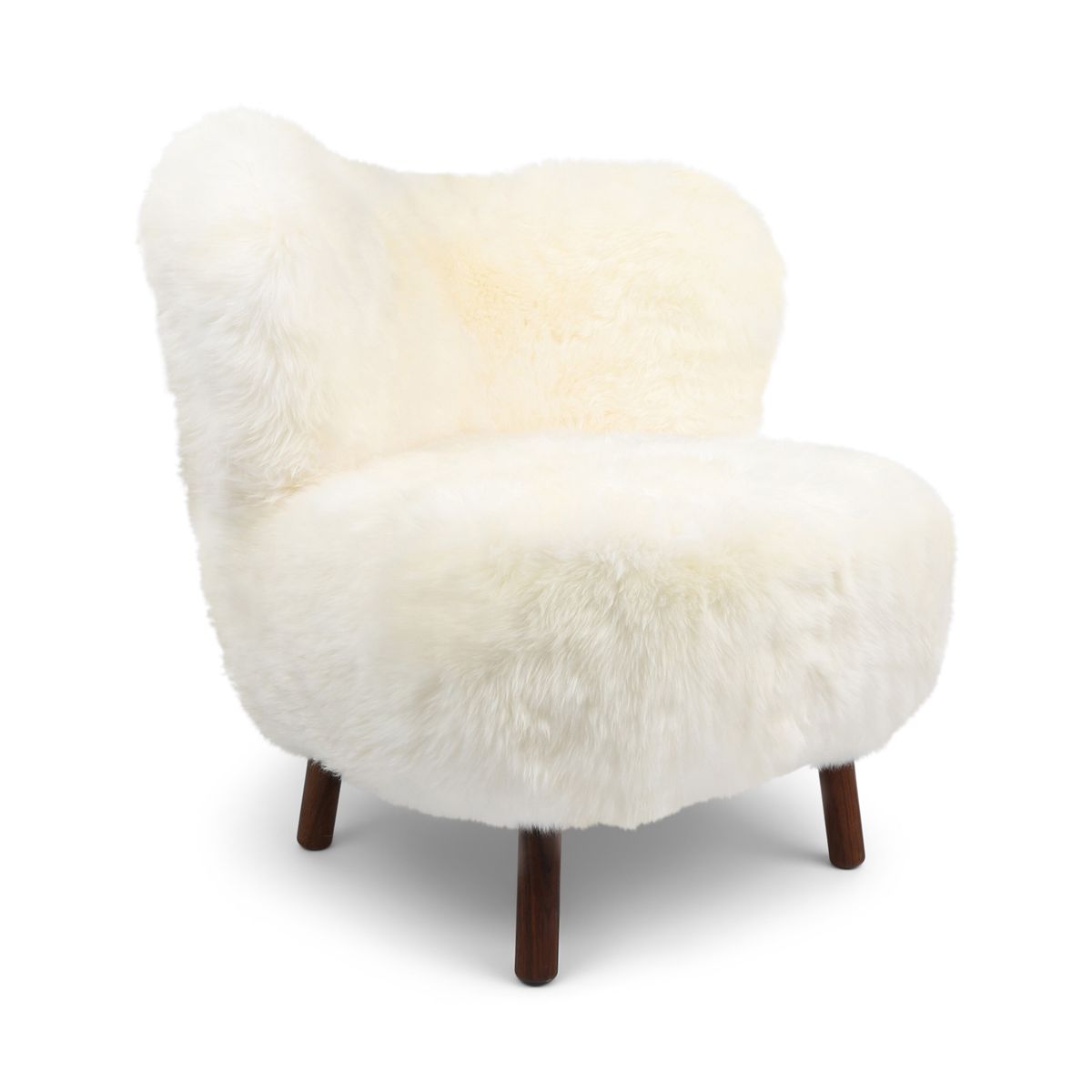 Ethan Puffy Loungestoel Ivoor