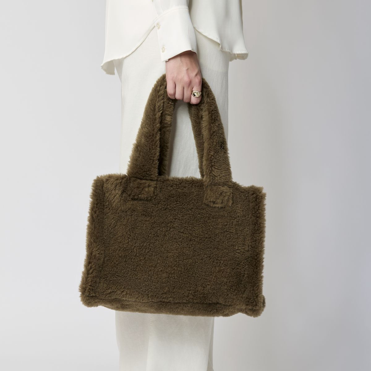 Mini Glory Shopper Leer Bruin