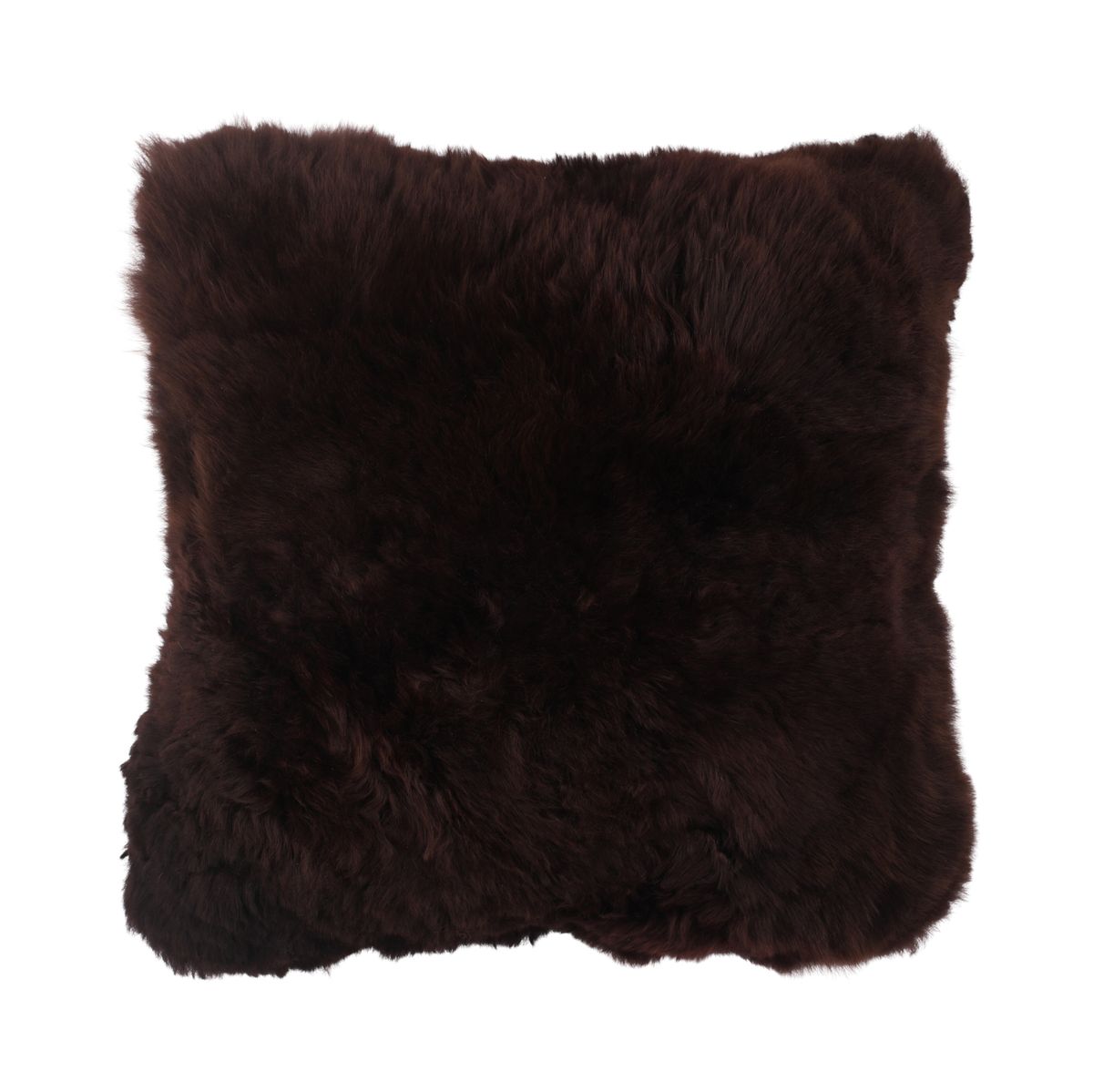 Alpaca Bontkussen | Dubbelzijdig | Kortharig Chocolade