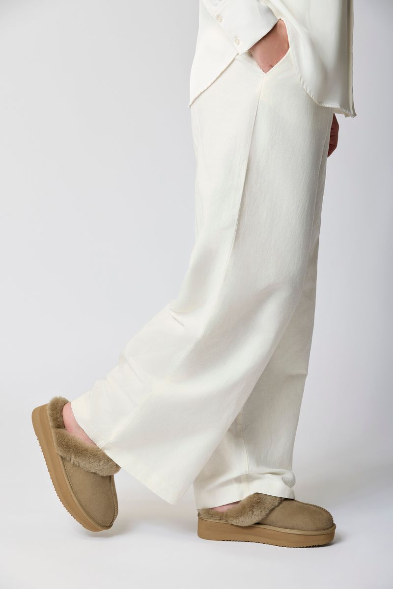 Plateau Pantoffel Taupe