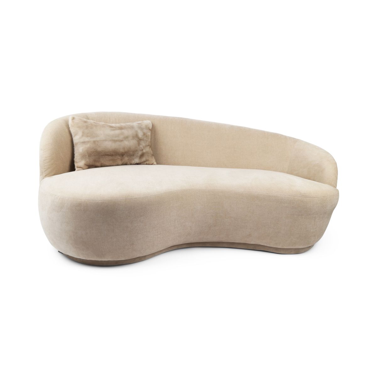 Premium Vos Kussen | Kasjmier Achterkant | Noorwegen | Pearl Cross | 34x54 cm