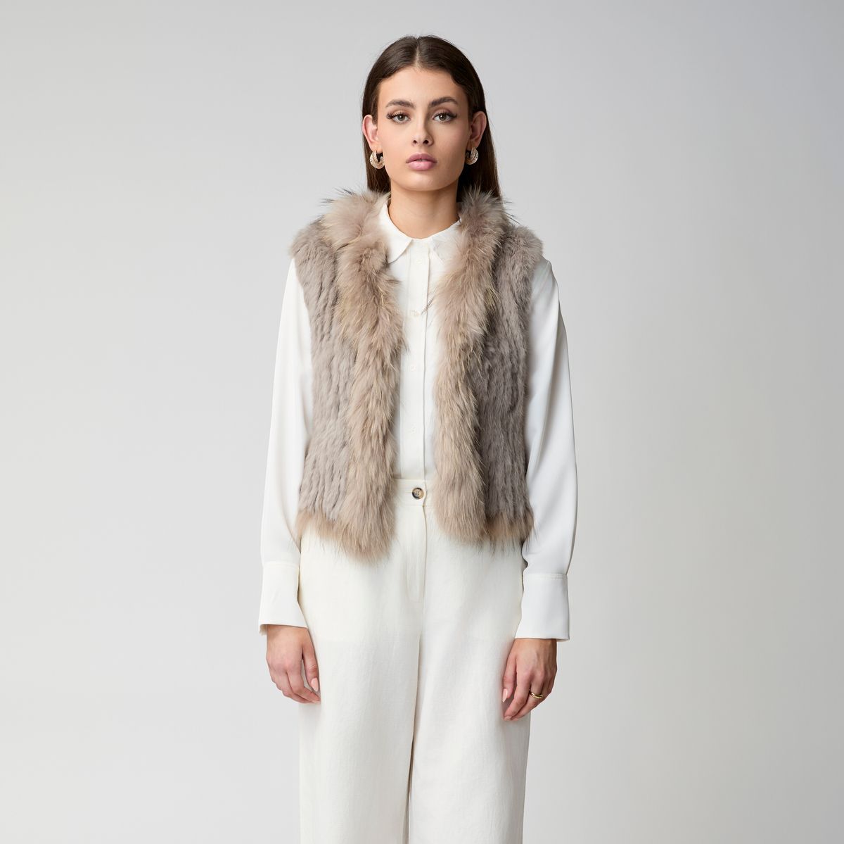 Anna Vest Middernacht Blauw