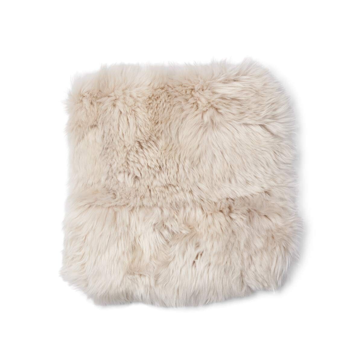 Langharige Schapenvacht Seat Cover Zero Waste Linnen