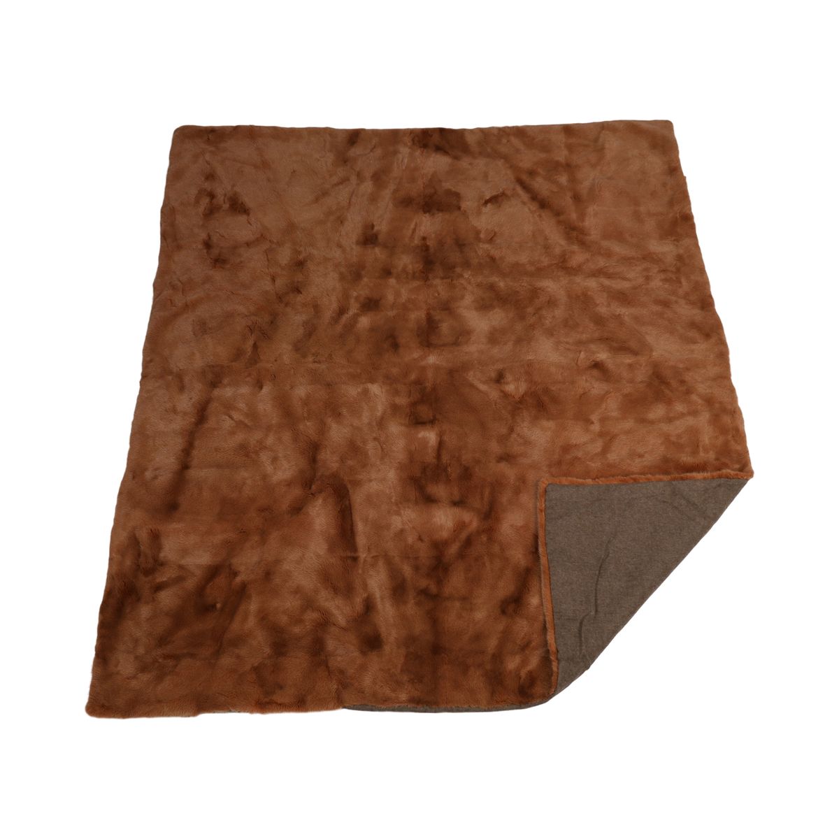 Nerts Plaid | Kasjmier Achterkant | Camel | 140x160 cm