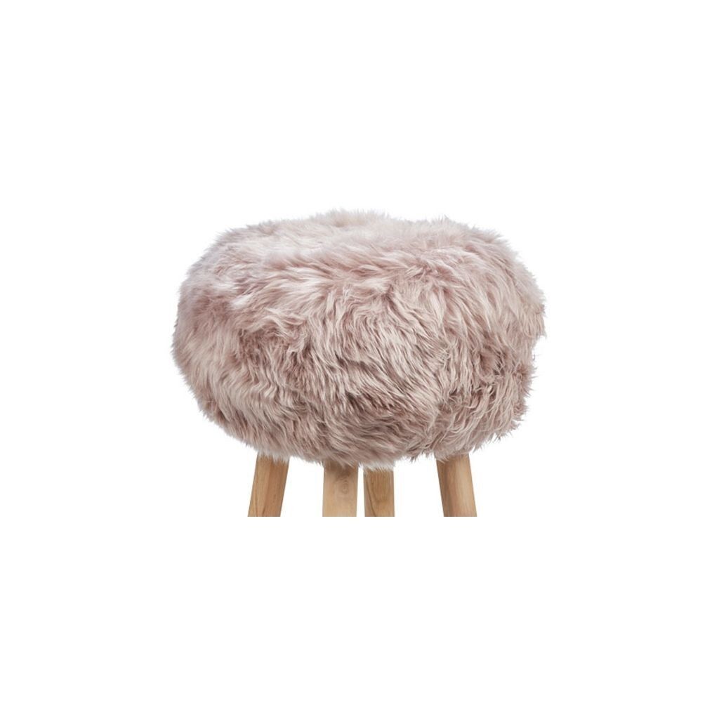 Premium Seat Cover | Long Wool | New Zealand | Ø34cm Duif