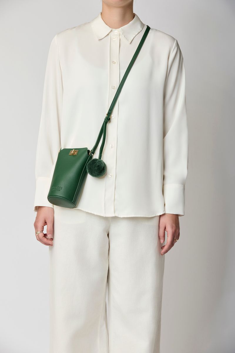 Adina Telefoontas Antiek Groen