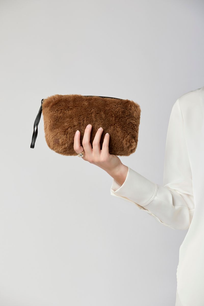 Nelly Clutch Tas Teddy Bruin