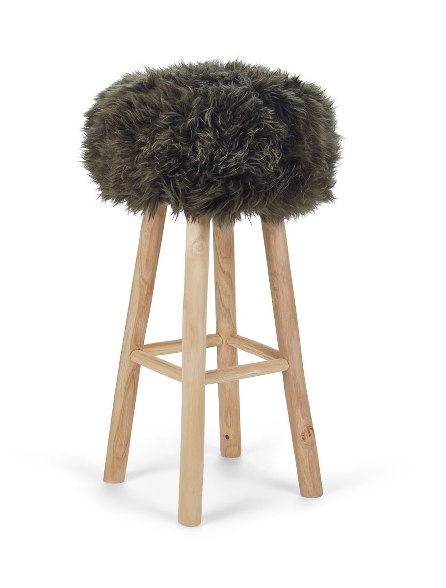 Premium Seat Cover | Long Wool | New Zealand | Ø34cm Heggengroen