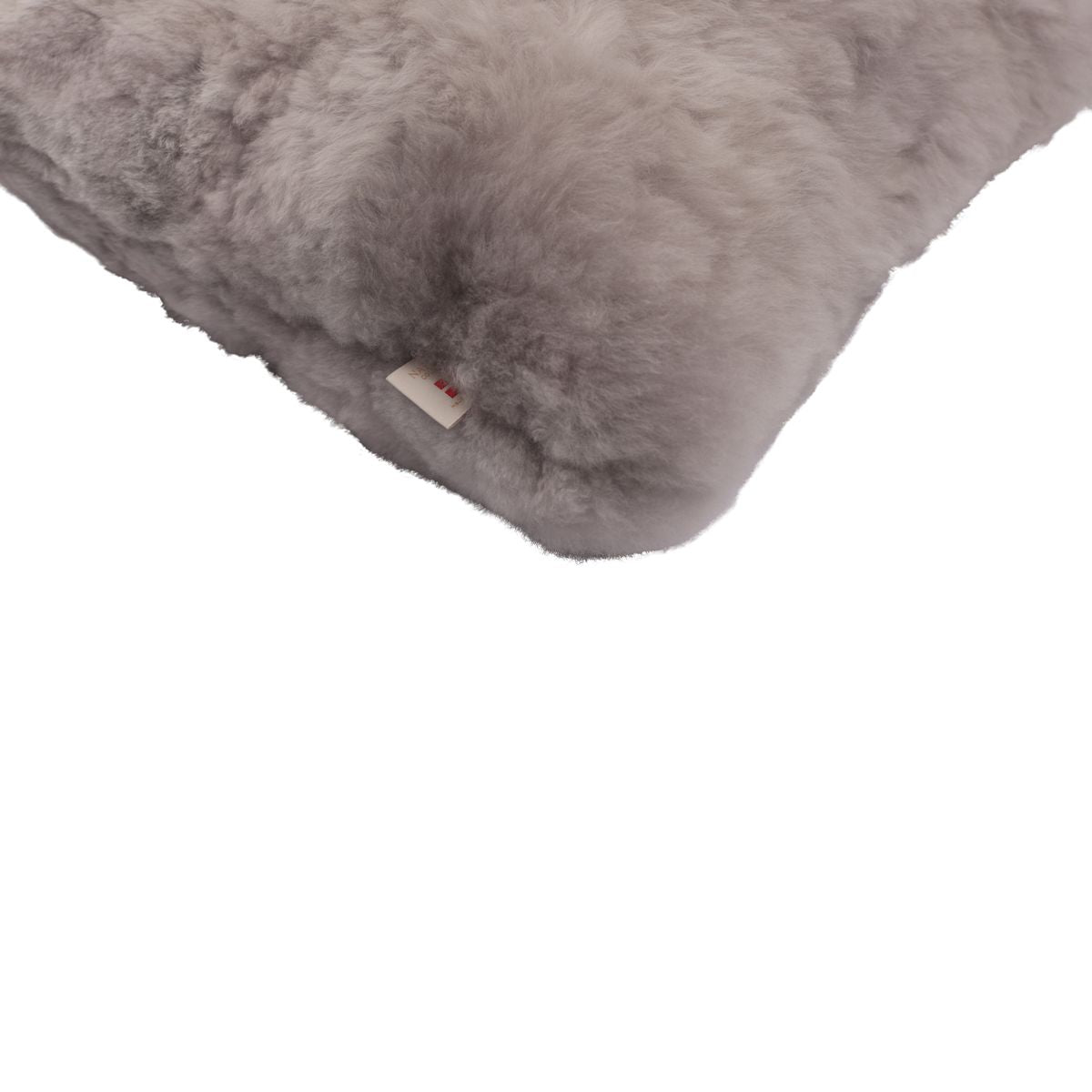 Alpaca Bontkussen | Dubbelzijdig | Kortharig Licht Grijs