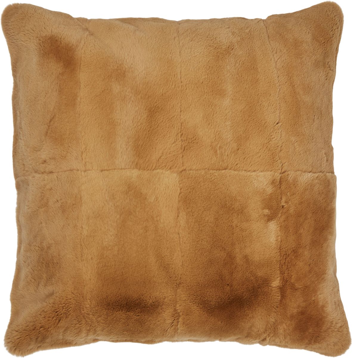 Rex Konijn Kasjmier Kussen | 45x45 cm | 60x60 cm Mosterdgeel