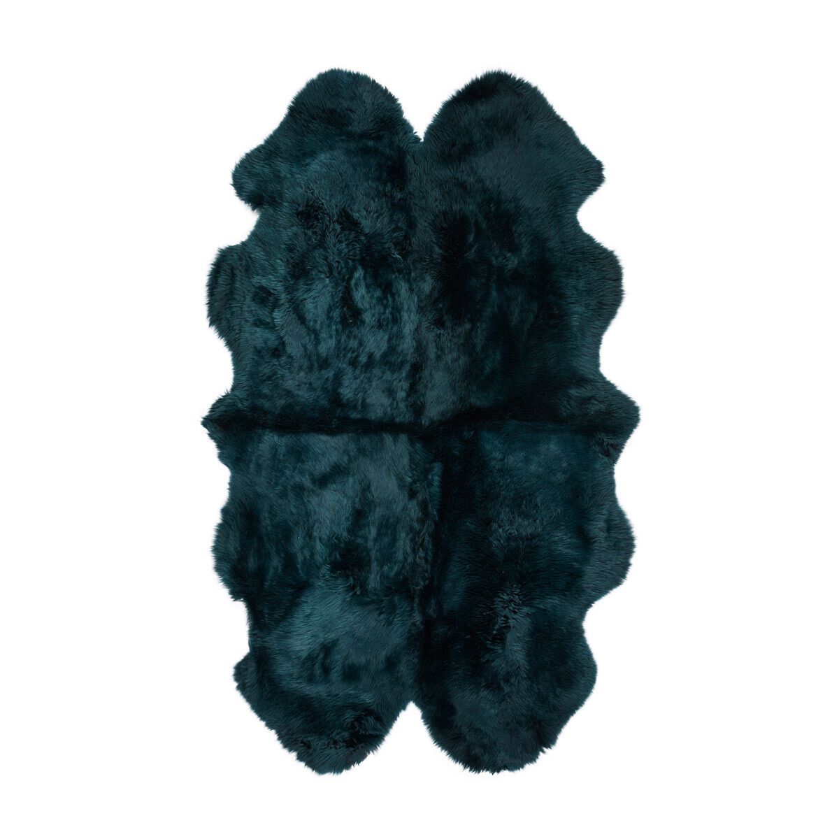 Premium Nieuw- Zeelandse schapenvacht | Langharig | Vierdubbel Kleed 180x110 cm Kaspisch