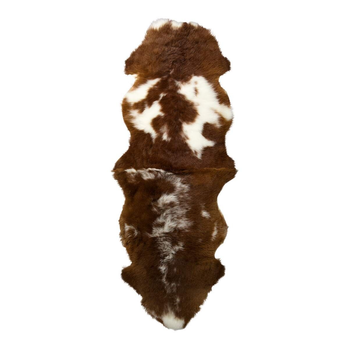 Dubbele Toscana Schapenvacht | Natuurlijke kleuren | 150 x 50 cm