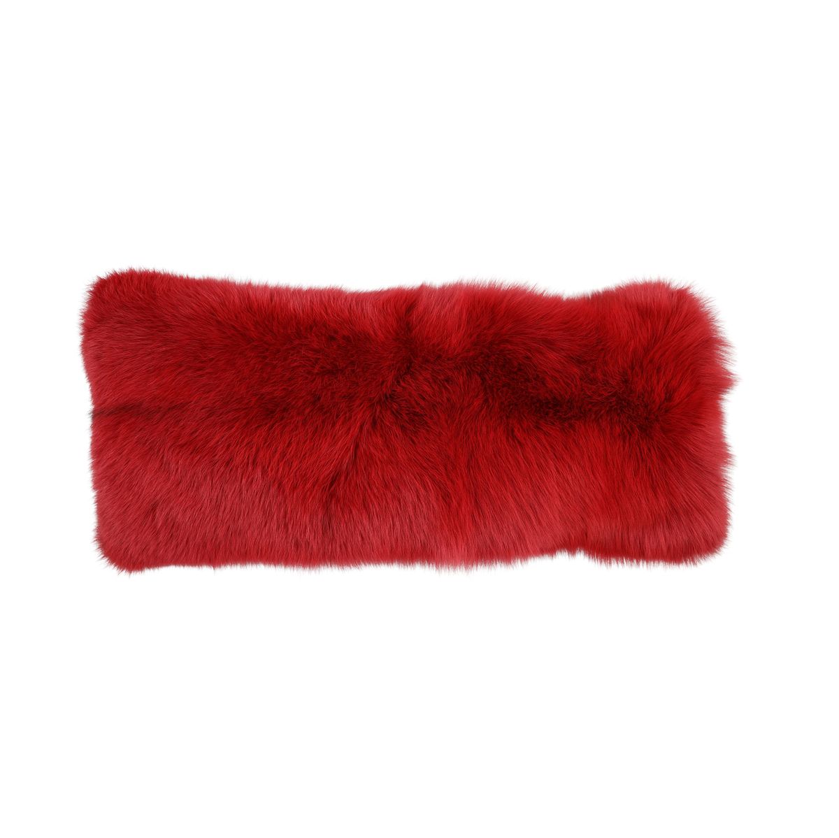Premium Vos Kussen | Kasjmier Achterkant | Noorwegen | Rode vos | 25x55 cm