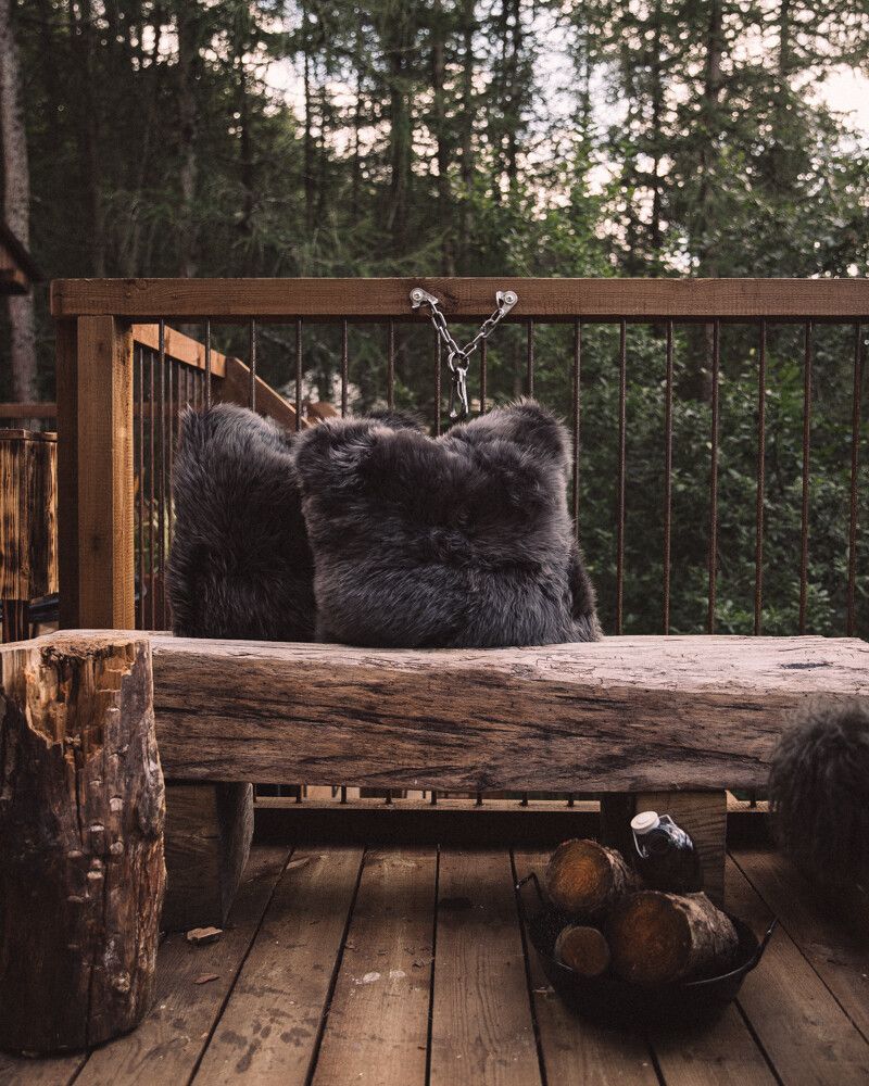 Langharig Schapenvacht Kussen | Dubbelzijdig | New Zealand | 45x45 cm Staal Grijs