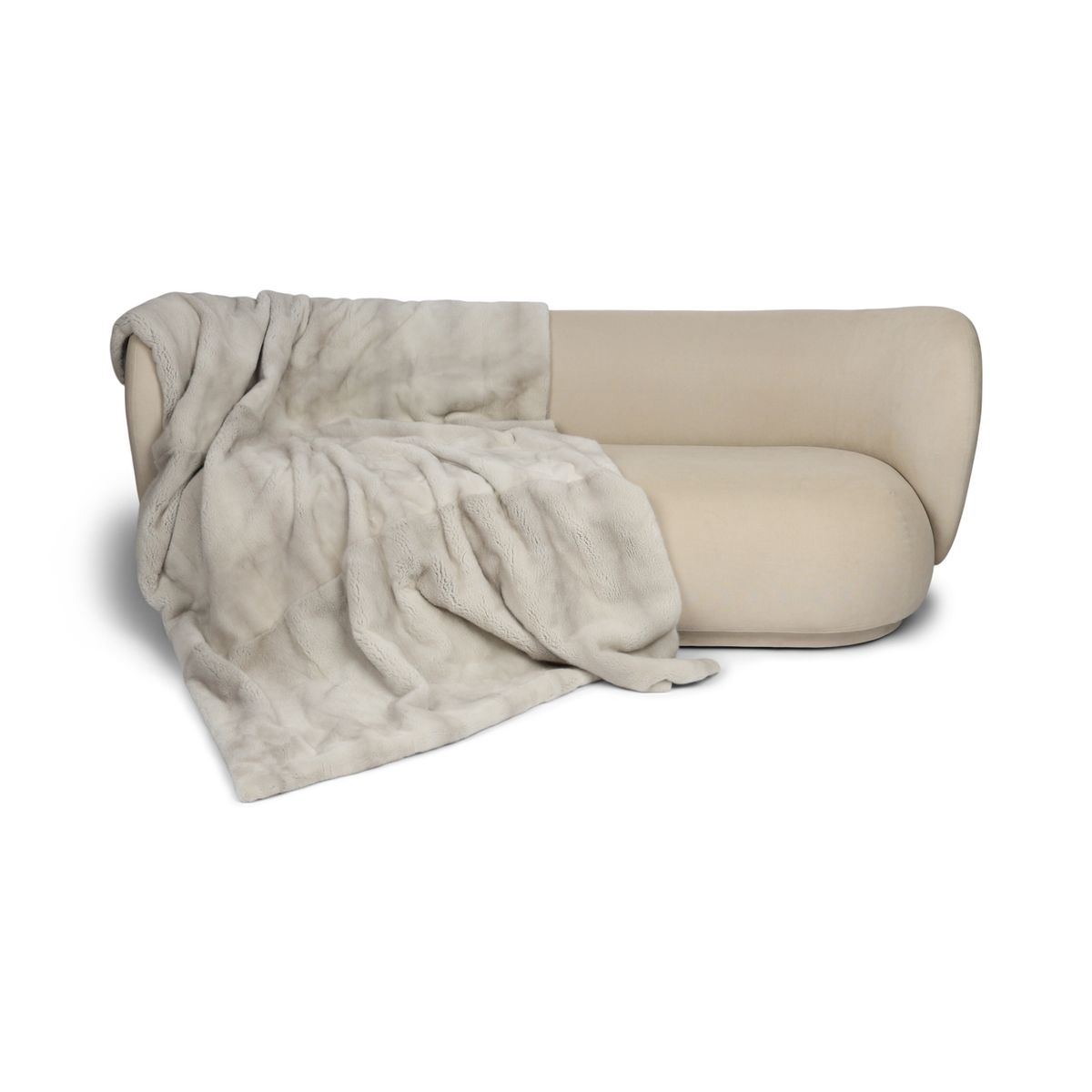 Deense Nerts Plaid | Kasjmier Achterkant | Sapphire Cross | 140x190 cm