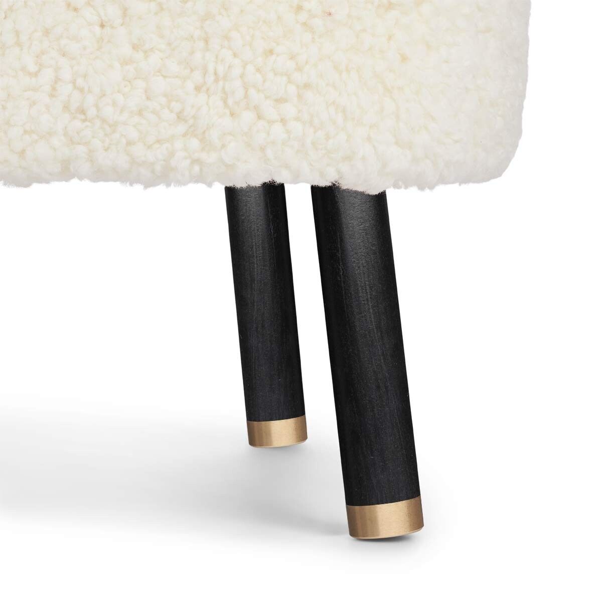 Emil Loungestoel | Kortharige Schapenvacht Ivoor