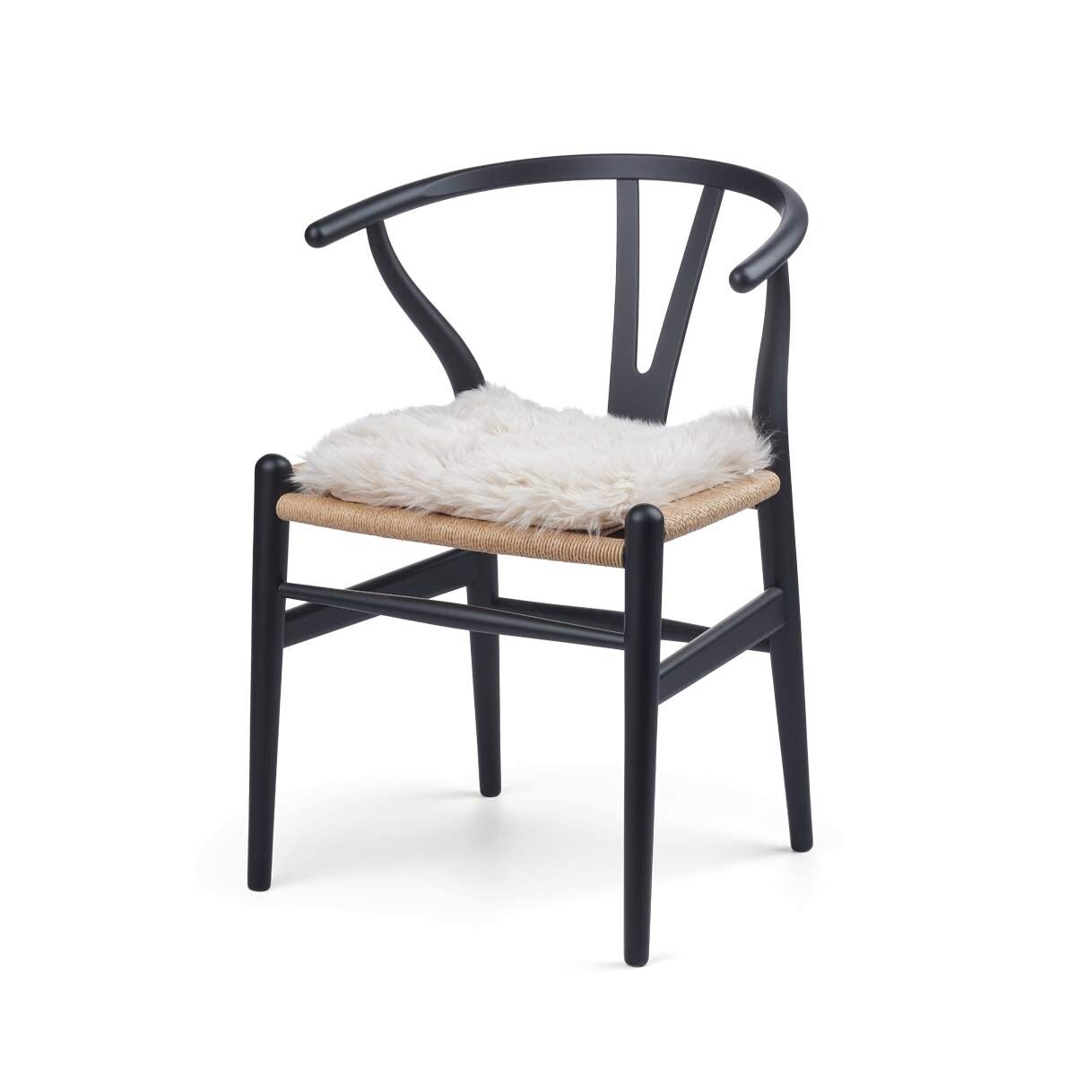 Langharige Schapenvacht Seat Cover Zero Waste Linnen