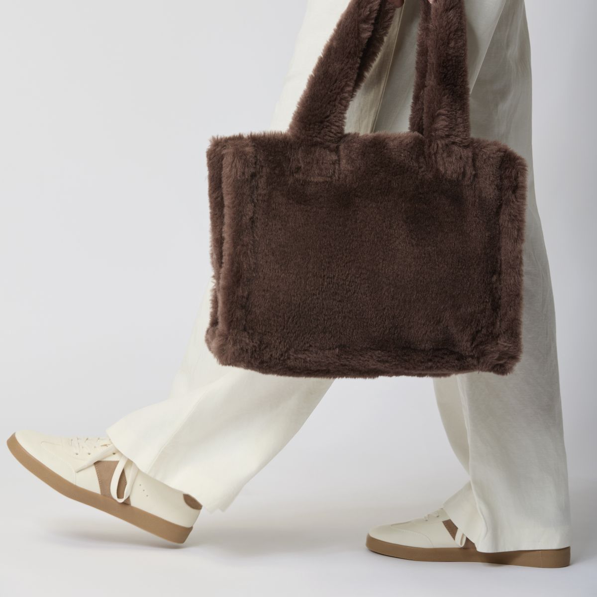 Mini Glory Shopper Leer Bruin