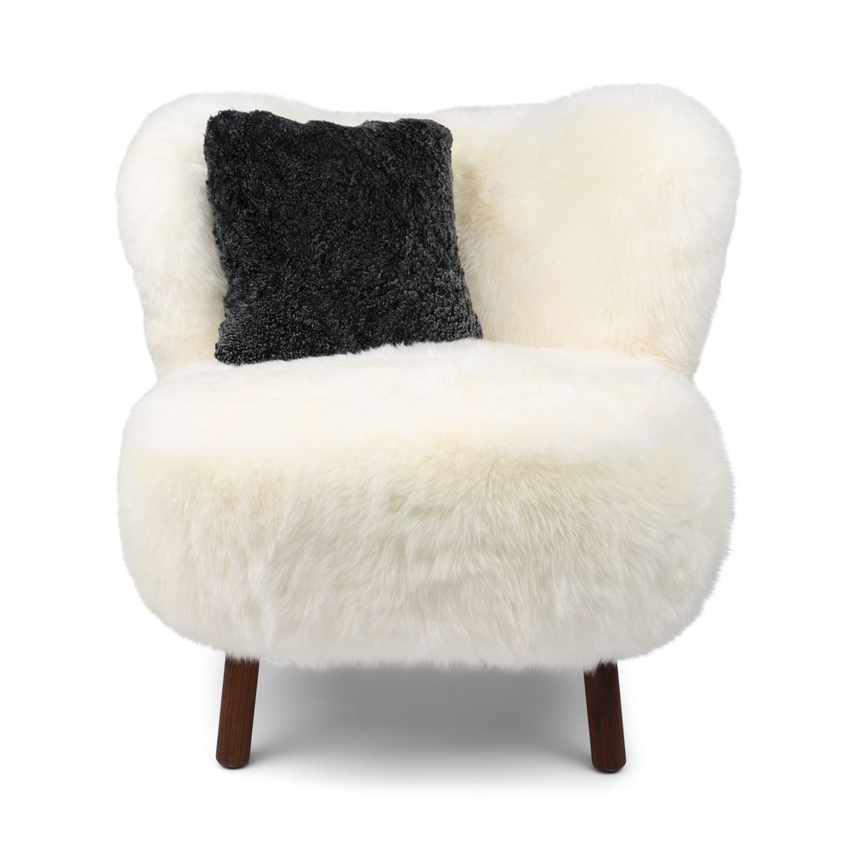 Ethan Puffy Loungestoel Ivoor