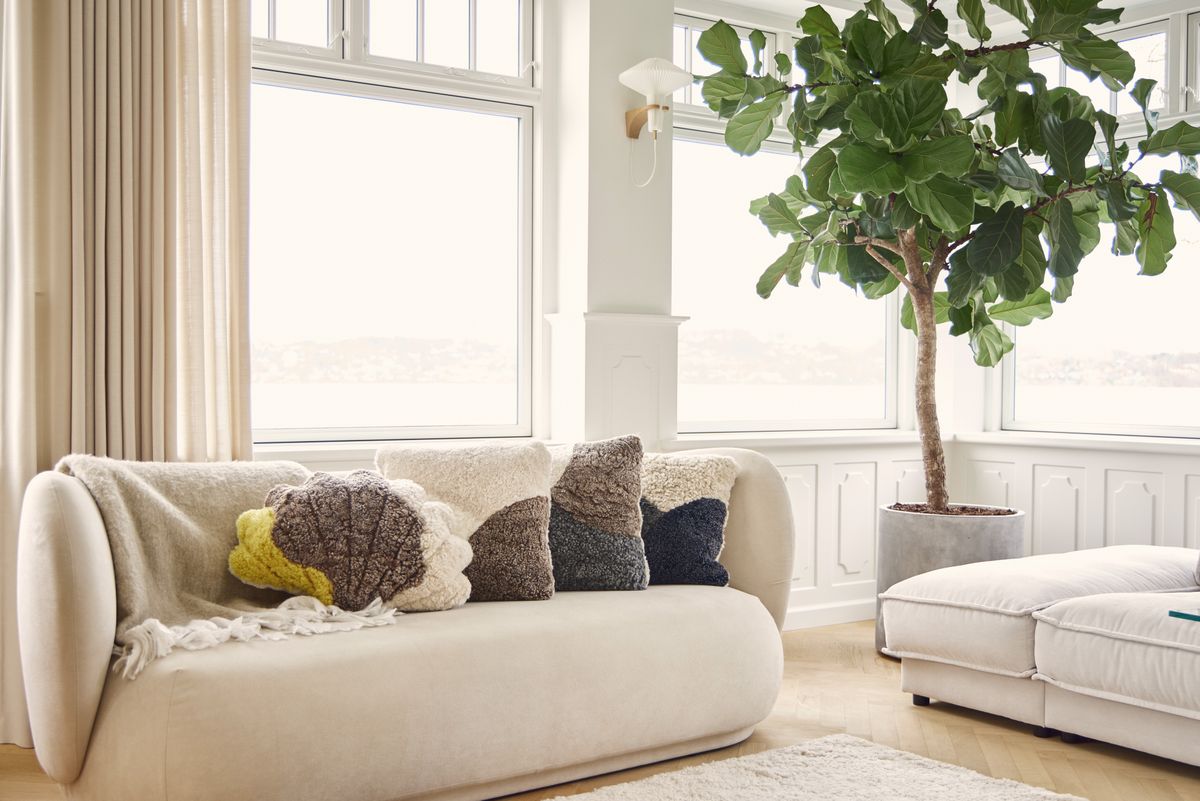 Kortharig Schapenvacht Kussen | Dubbelzijdig | 46x46 cm Antraciet/Parel/Grafiet