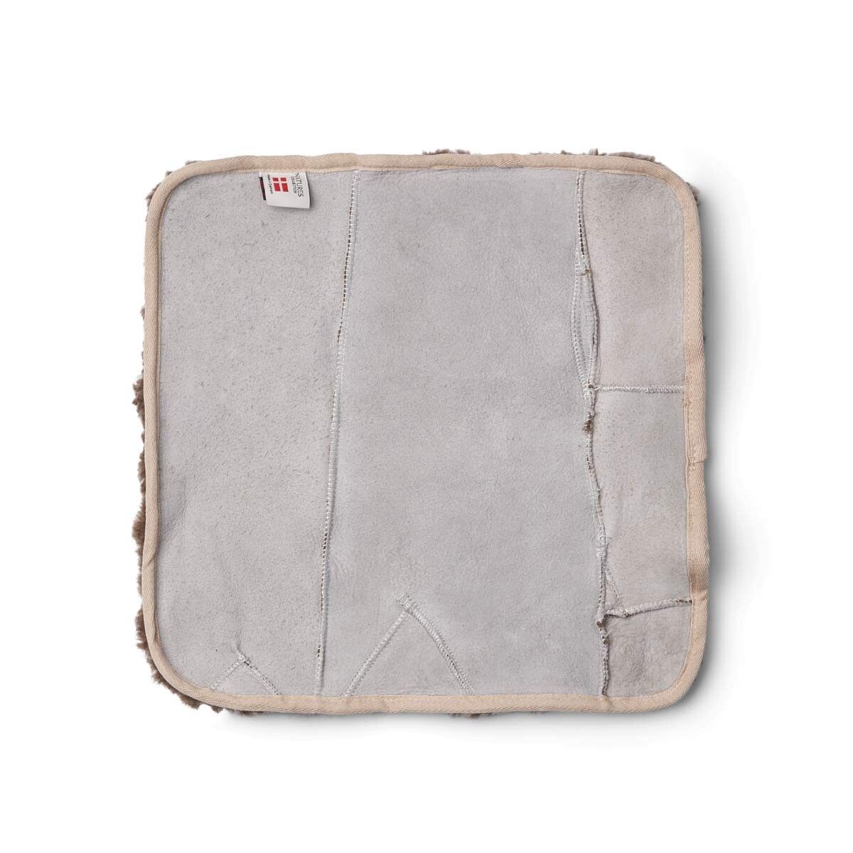 Kortharig Schapenvacht Kussensloop Zero Waste Taupe