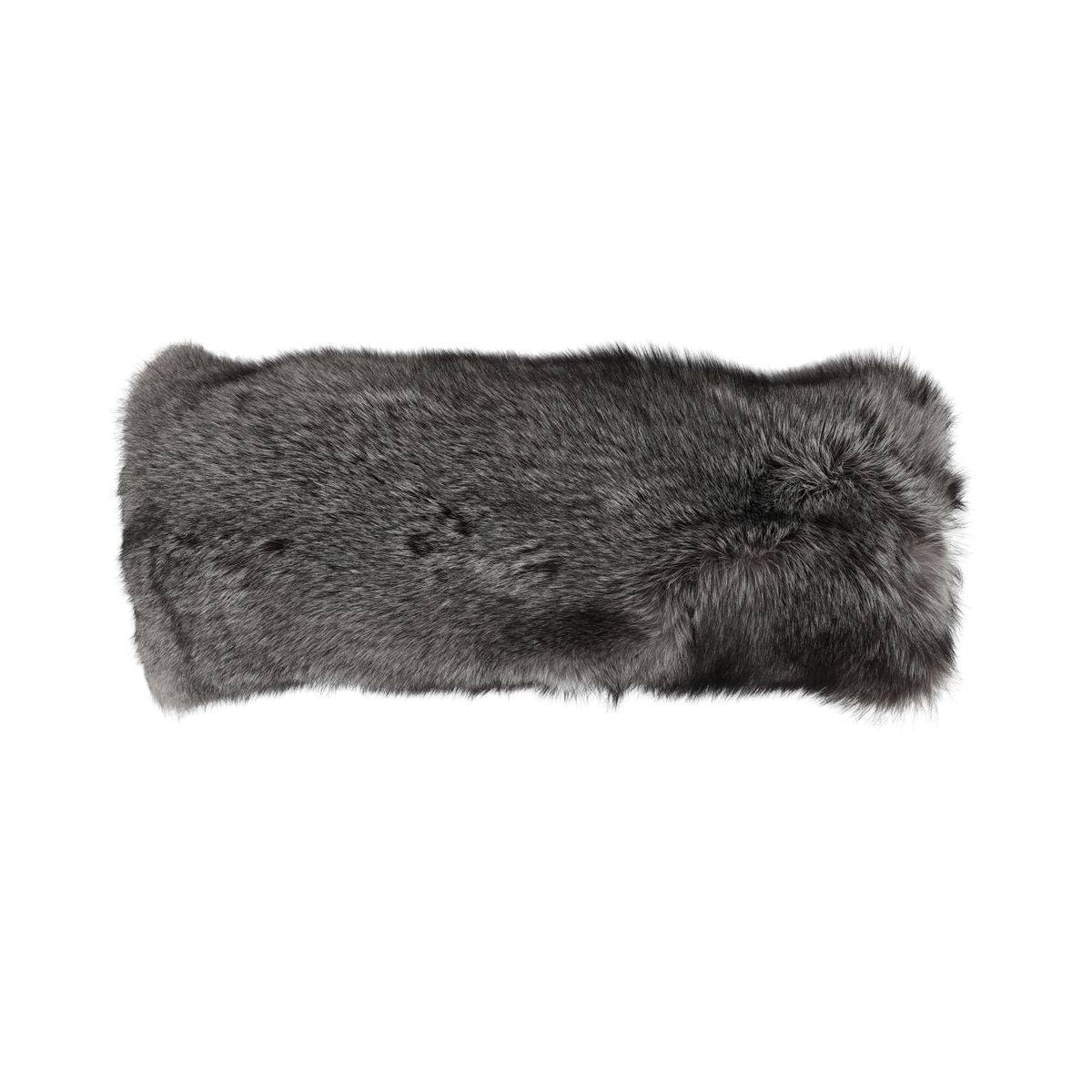 Premium Vos Kussen | Kasjmier Achterkant | Noorwegen | Blue Frost | 30x80 cm